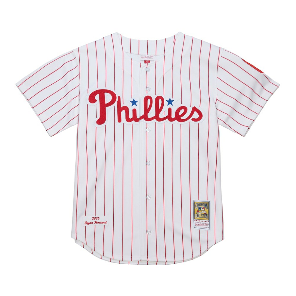 Ryan Howard Philadelphia Phillies Mitchell & Ness Cooperstown Collection Authentic Jersey – White