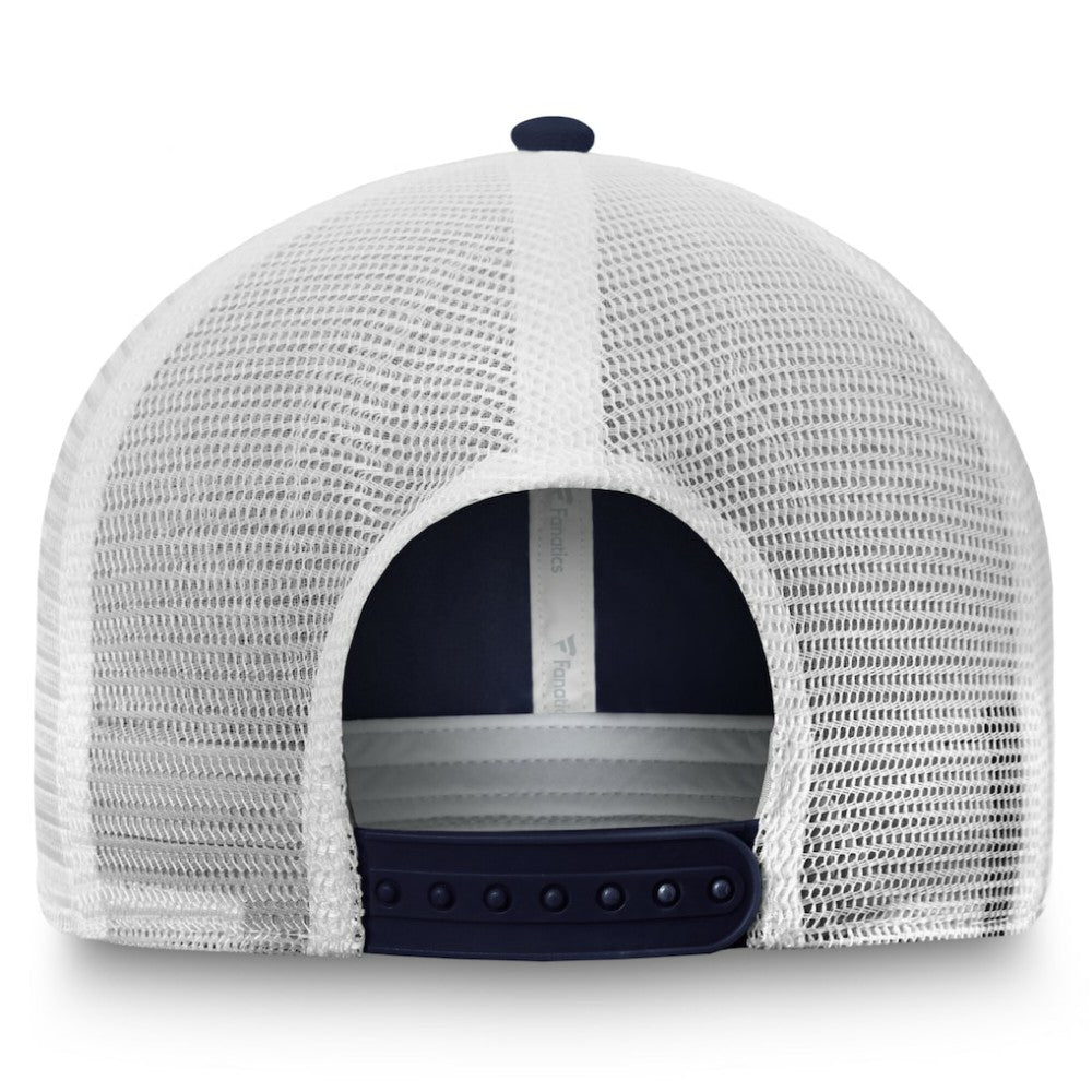 NHL New York Rangers Fanatics Core Primary Logo Trucker Adjustable Hat