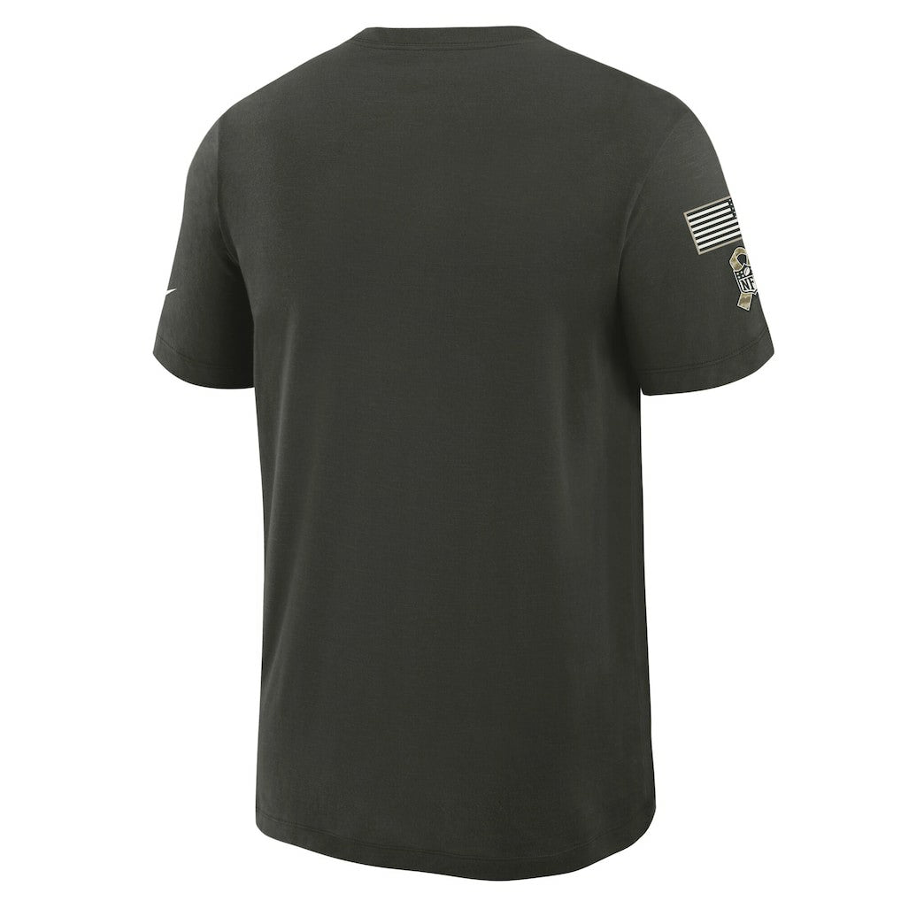 2025 Salute to Service Sideline Slub Dri-FIT T-Shirt - Dallas Cowboys T-shirts