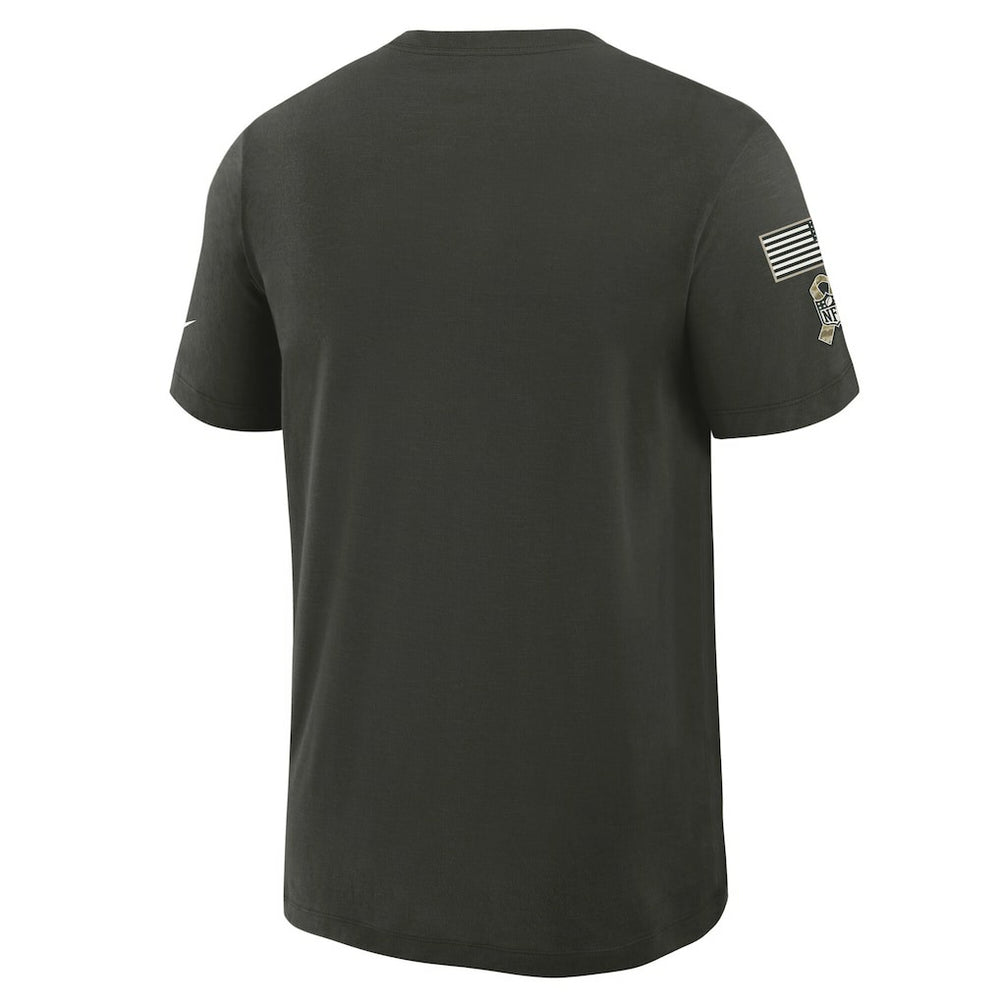 2025 Salute to Service Sideline Slub Dri-FIT T-Shirt - Dallas Cowboys T-shirts