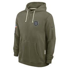 2025 Salute to Service Sideline Standard Issue Dri-FIT Hoodie - Dallas Cowboys Hoodies