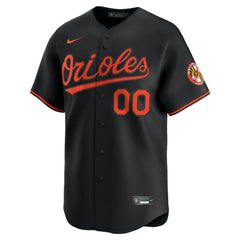 Black Baltimore Orioles Nike Alternate Limited Custom Jersey