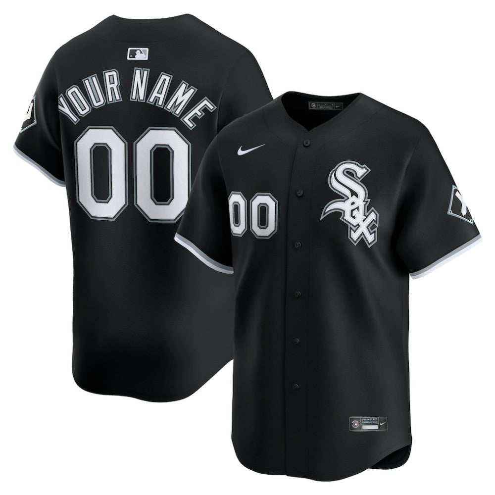 Black Chicago White Sox Nike Alternate Limited Custom Jersey