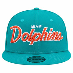 Youth Main Script 9FIFTY Snapback Hat - Miami Dolphins Hats