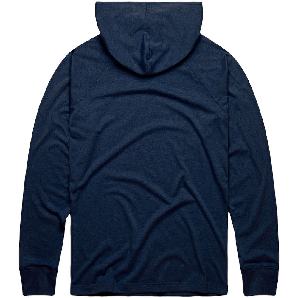 Navy Detroit Tigers Homage Lightweight Raglan Tri-Blend Pullover Hoodie