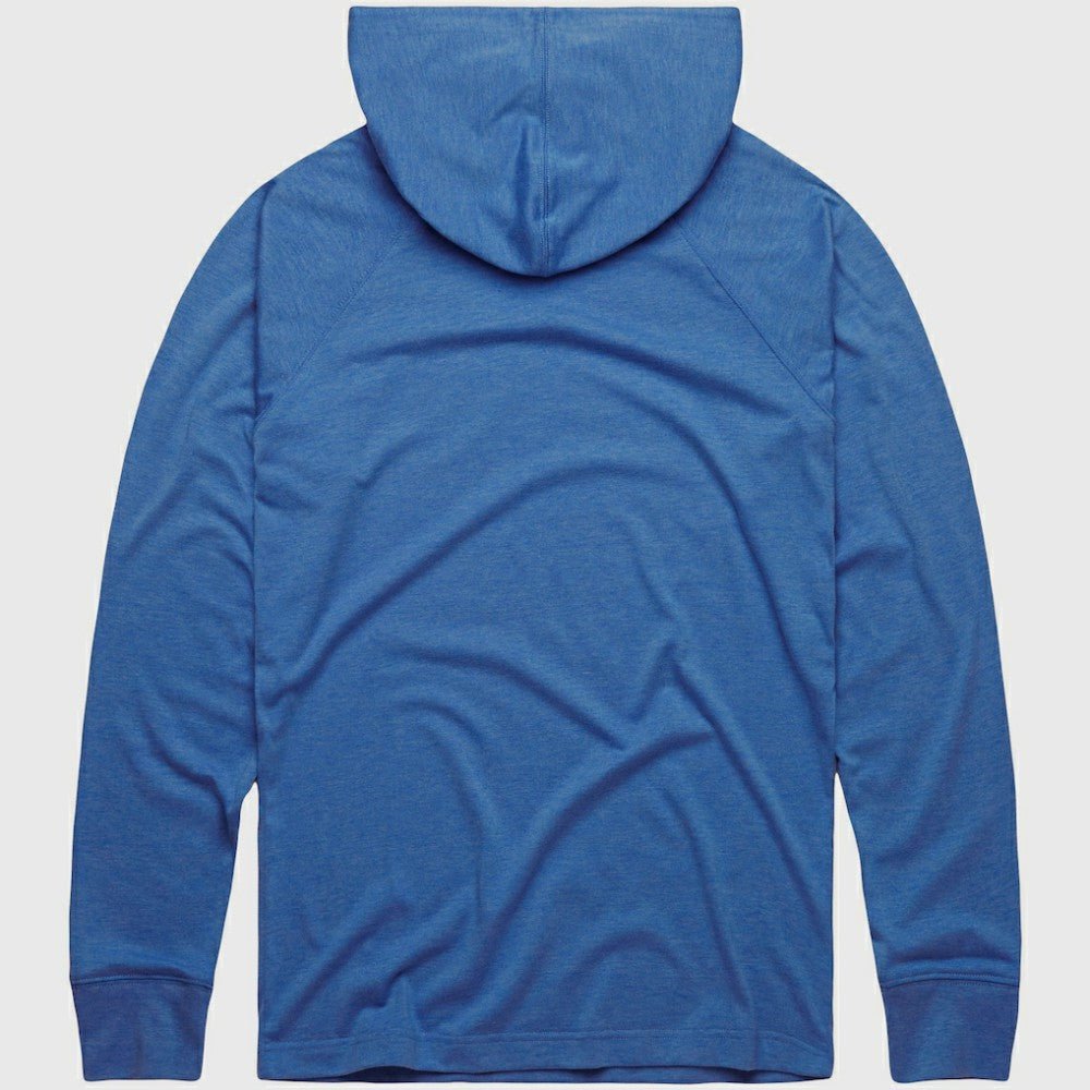 Light Blue Texas Rangers Homage Lightweight Raglan Tri-Blend Pullover Hoodie