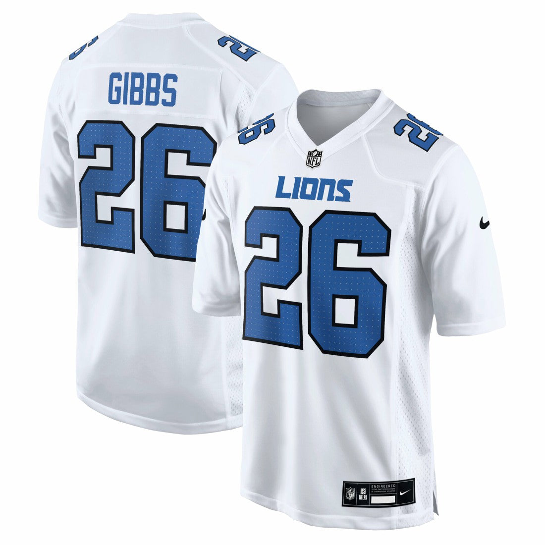 Jahmyr Gibbs  Tundra Fashion Game Jersey - Detroit Lions Jerseys