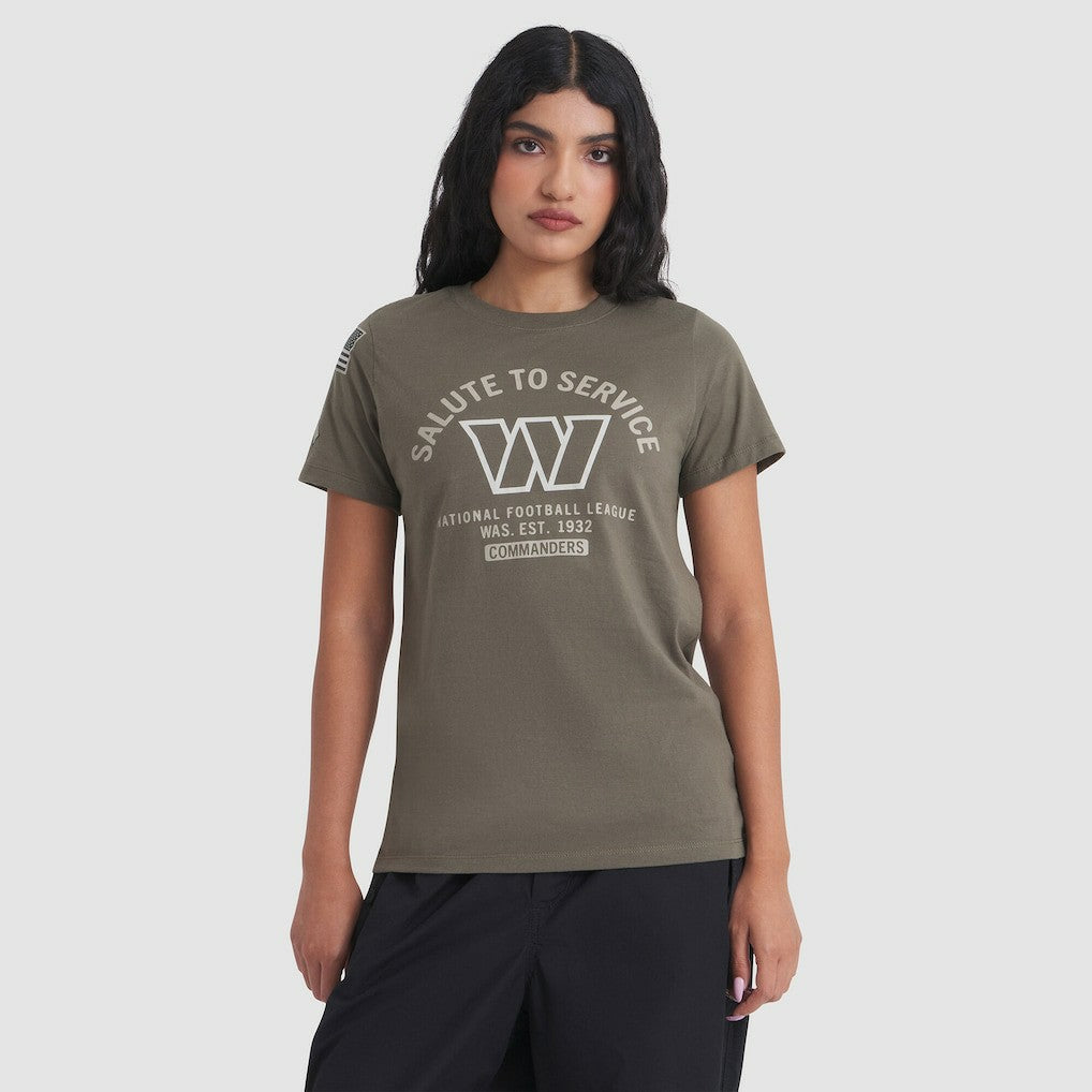 Women's 2025 Salute to Service Sideline T-Shirt - Washington Commanders T-shirts