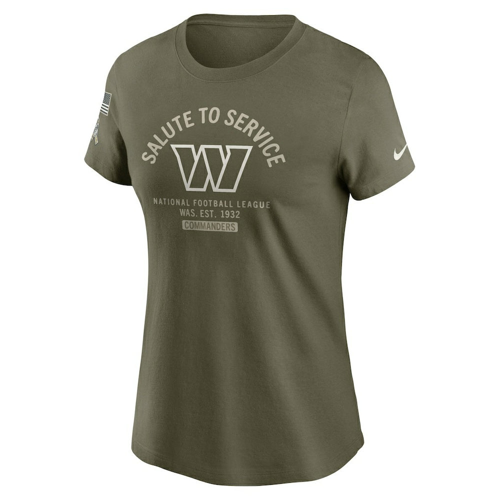 Women's 2025 Salute to Service Sideline T-Shirt - Washington Commanders T-shirts