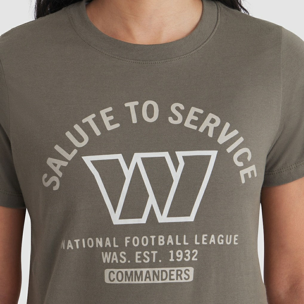 Women's 2025 Salute to Service Sideline T-Shirt - Washington Commanders T-shirts