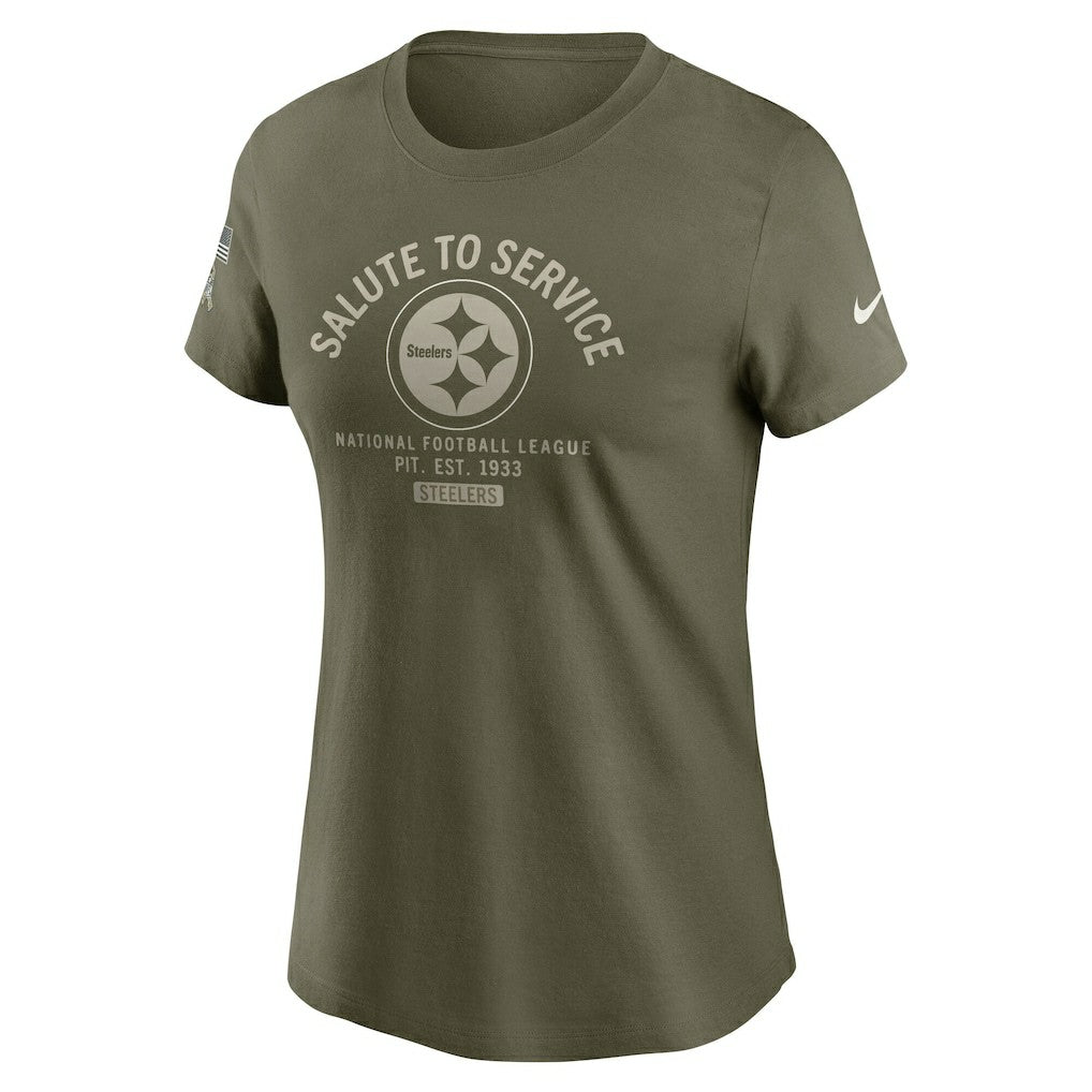 Women's 2025 Salute to Service Sideline T-Shirt - Pittsburgh Steelers T-shirts