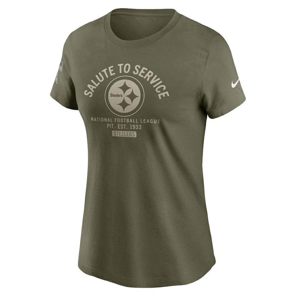 Women's 2025 Salute to Service Sideline T-Shirt - Pittsburgh Steelers T-shirts