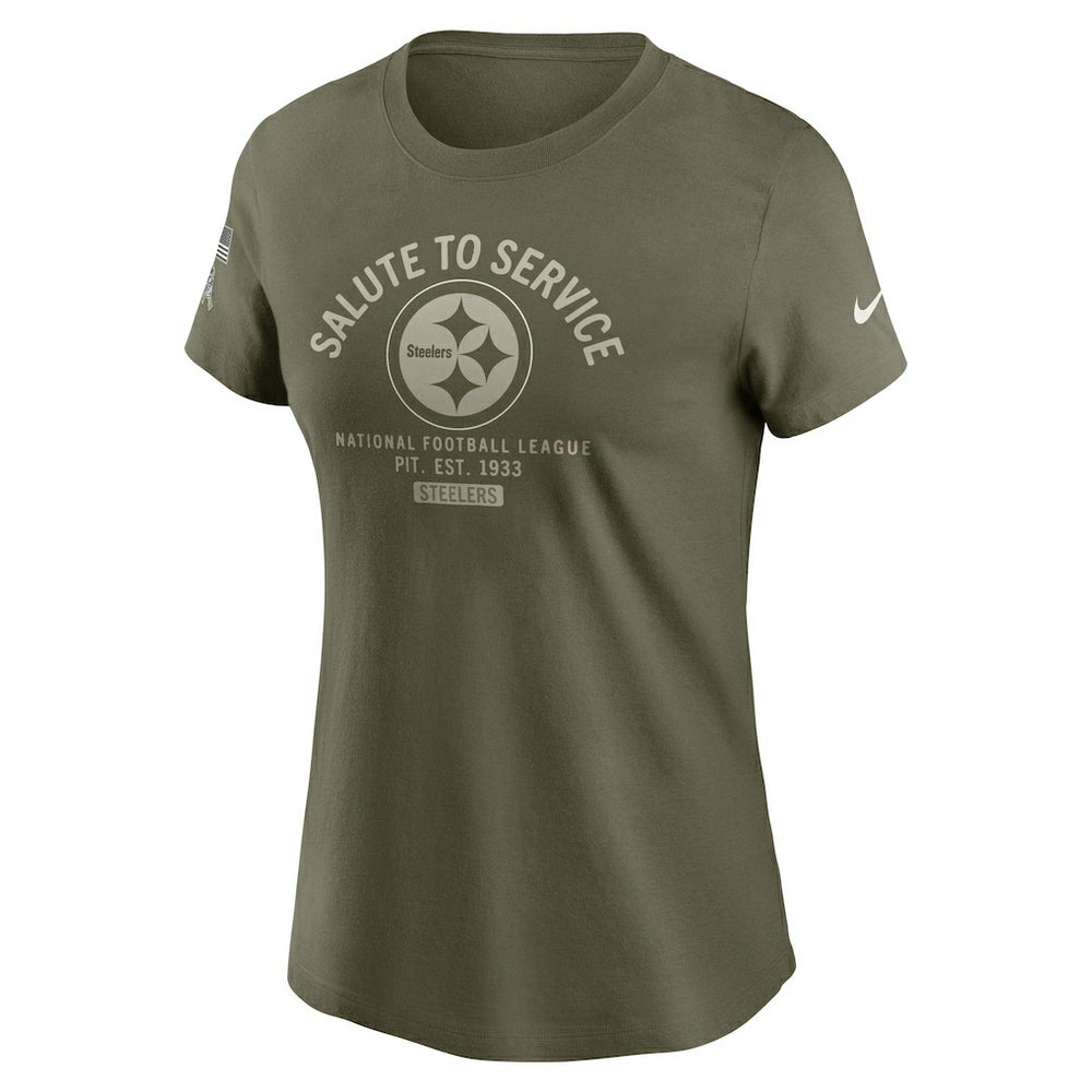 Women's 2025 Salute to Service Sideline T-Shirt - Pittsburgh Steelers T-shirts
