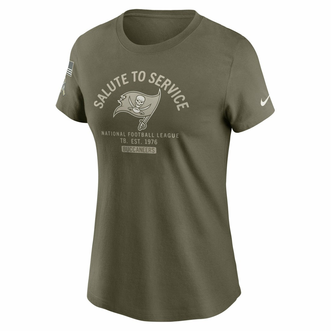 Women's 2025 Salute to Service Sideline T-Shirt - Tampa Bay Buccaneers T-shirts