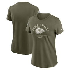 Women's 2025 Salute to Service Sideline T-Shirt - Kansas City Chiefs T-shirts