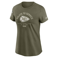 Women's 2025 Salute to Service Sideline T-Shirt - Kansas City Chiefs T-shirts