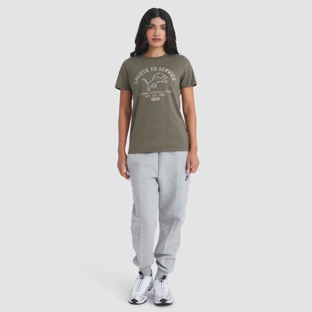 Women's 2025 Salute to Service Sideline T-Shirt - Detroit Lions T-shirts