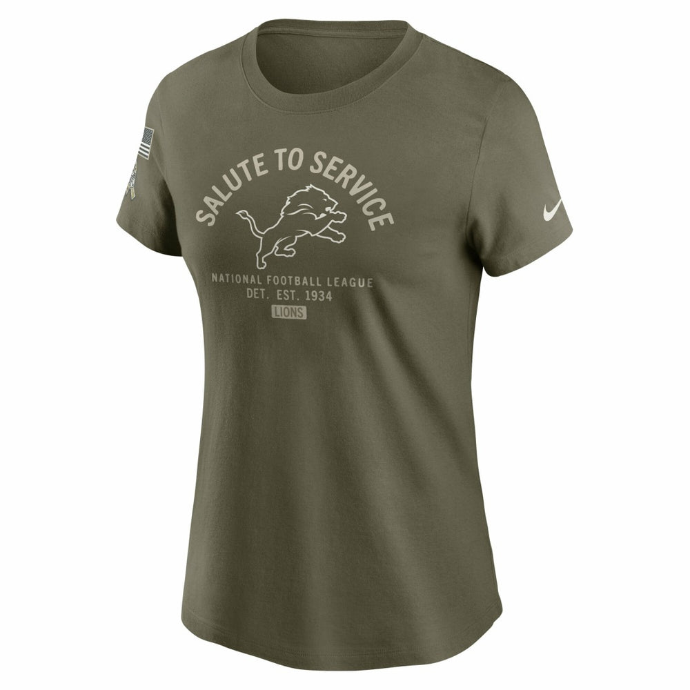 Women's 2025 Salute to Service Sideline T-Shirt - Detroit Lions T-shirts