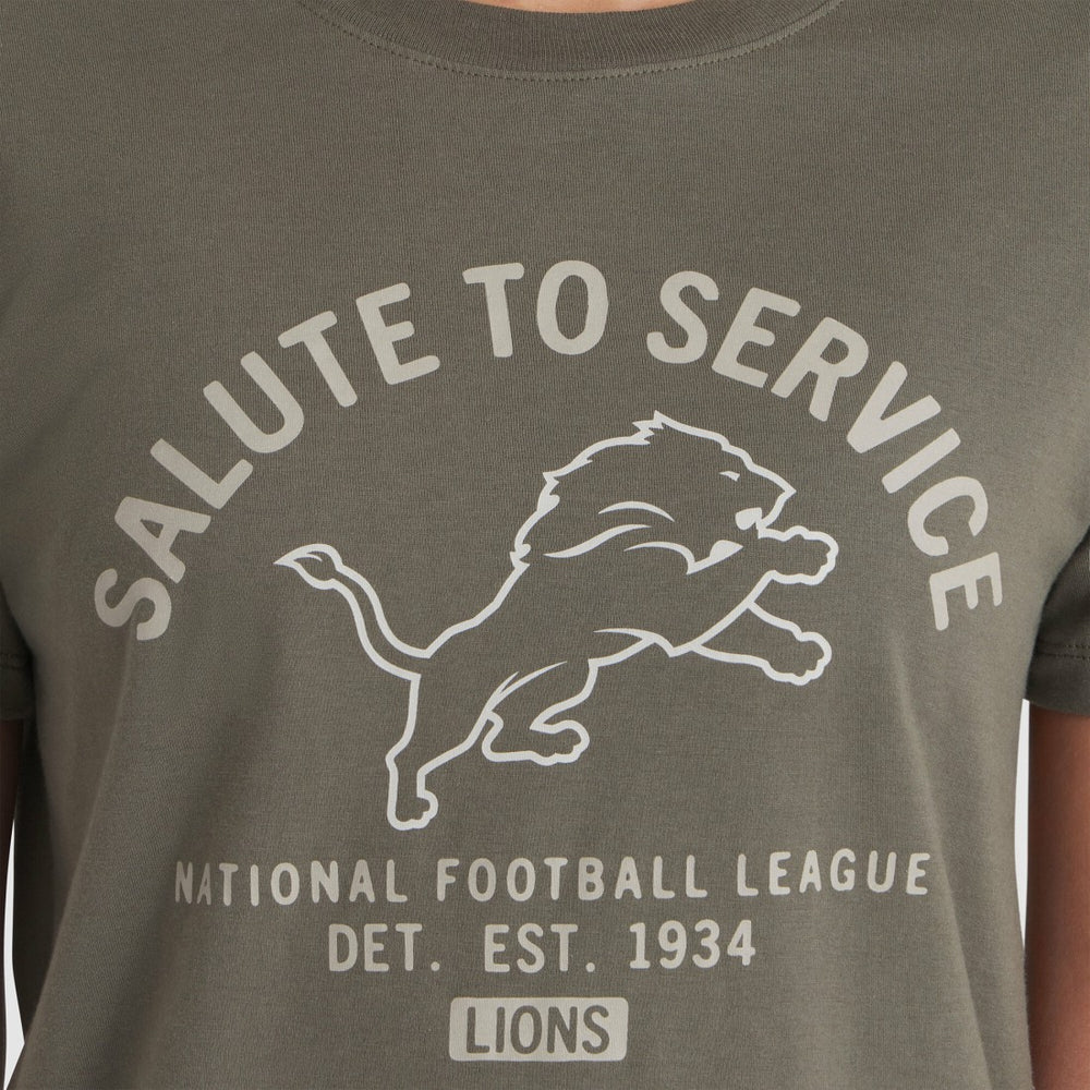 Women's 2025 Salute to Service Sideline T-Shirt - Detroit Lions T-shirts