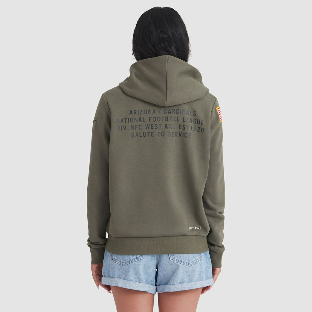 Women's 2025 Salute to Service Sideline Standard Issue Dri-FIT Hoodie - Arizona Cardinals Hoodies