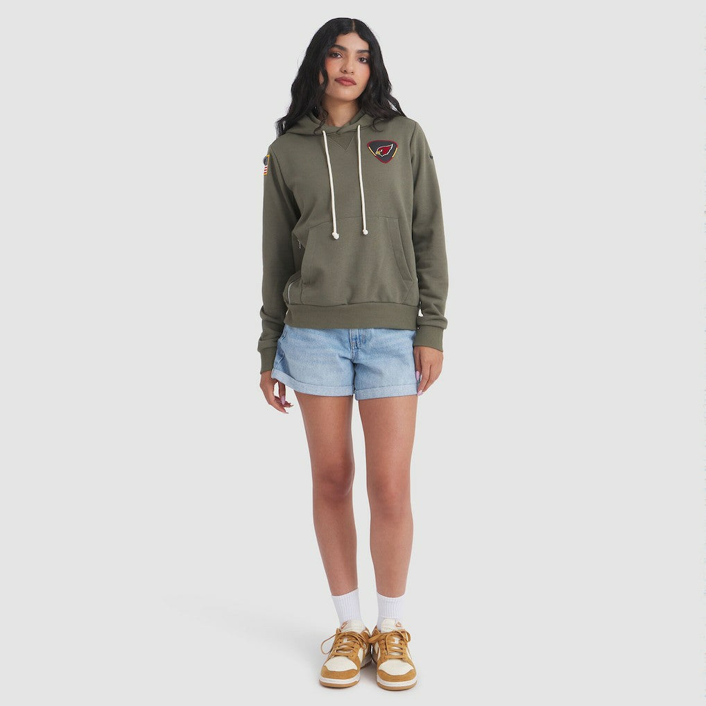 Women's 2025 Salute to Service Sideline Standard Issue Dri-FIT Hoodie - Arizona Cardinals Hoodies