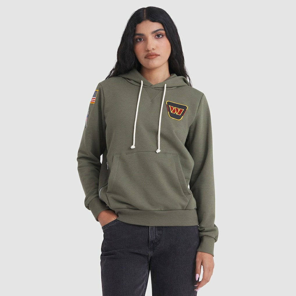 Women's 2025 Salute to Service Sideline Standard Issue Dri-FIT Hoodie - Washington Commanders Hoodies
