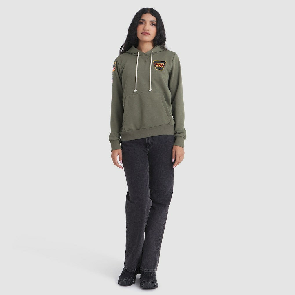 Women's 2025 Salute to Service Sideline Standard Issue Dri-FIT Hoodie - Washington Commanders Hoodies