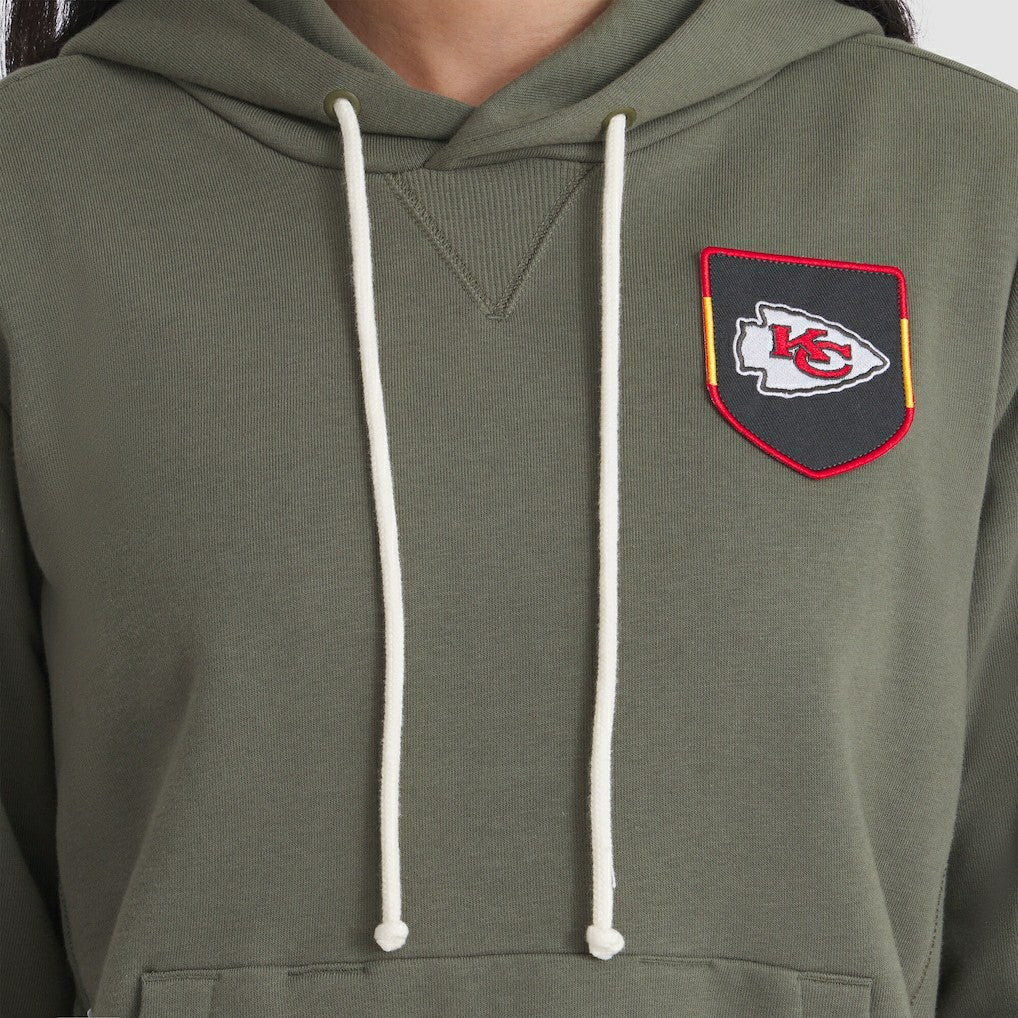 Women's 2025 Salute to Service Sideline Standard Issue Dri-FIT Hoodie - Kansas City Chiefs Hoodies