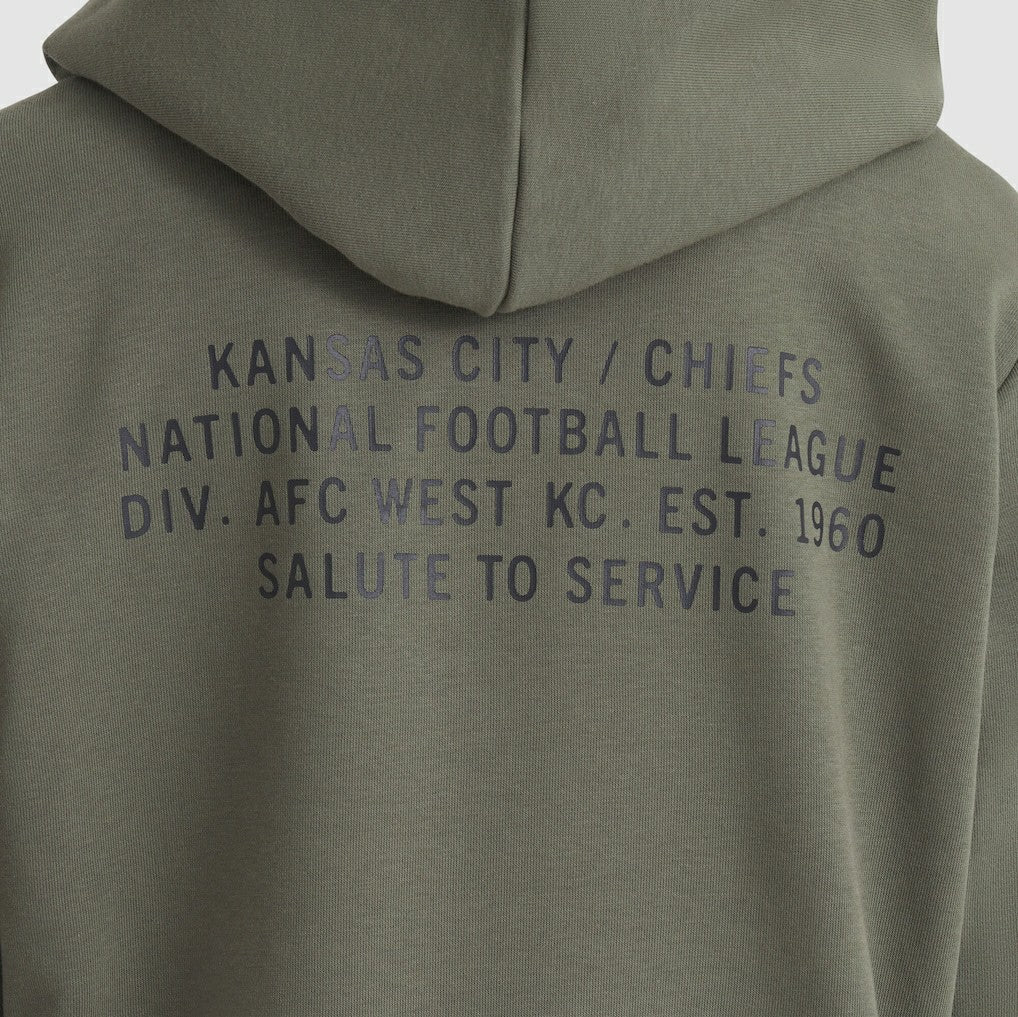 Women's 2025 Salute to Service Sideline Standard Issue Dri-FIT Hoodie - Kansas City Chiefs Hoodies