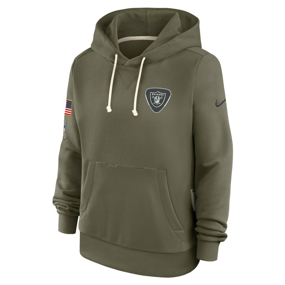 Women's 2025 Salute to Service Sideline Standard Issue Dri-FIT Hoodie - Las Vegas Raiders Hoodies