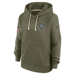 Women's 2025 Salute to Service Sideline Standard Issue Dri-FIT Hoodie - Las Vegas Raiders Hoodies