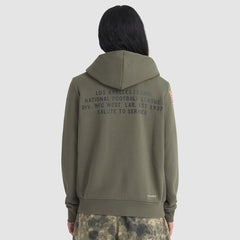 Women's 2025 Salute to Service Sideline Standard Issue Dri-FIT Hoodie - Los Angeles Rams Hoodies