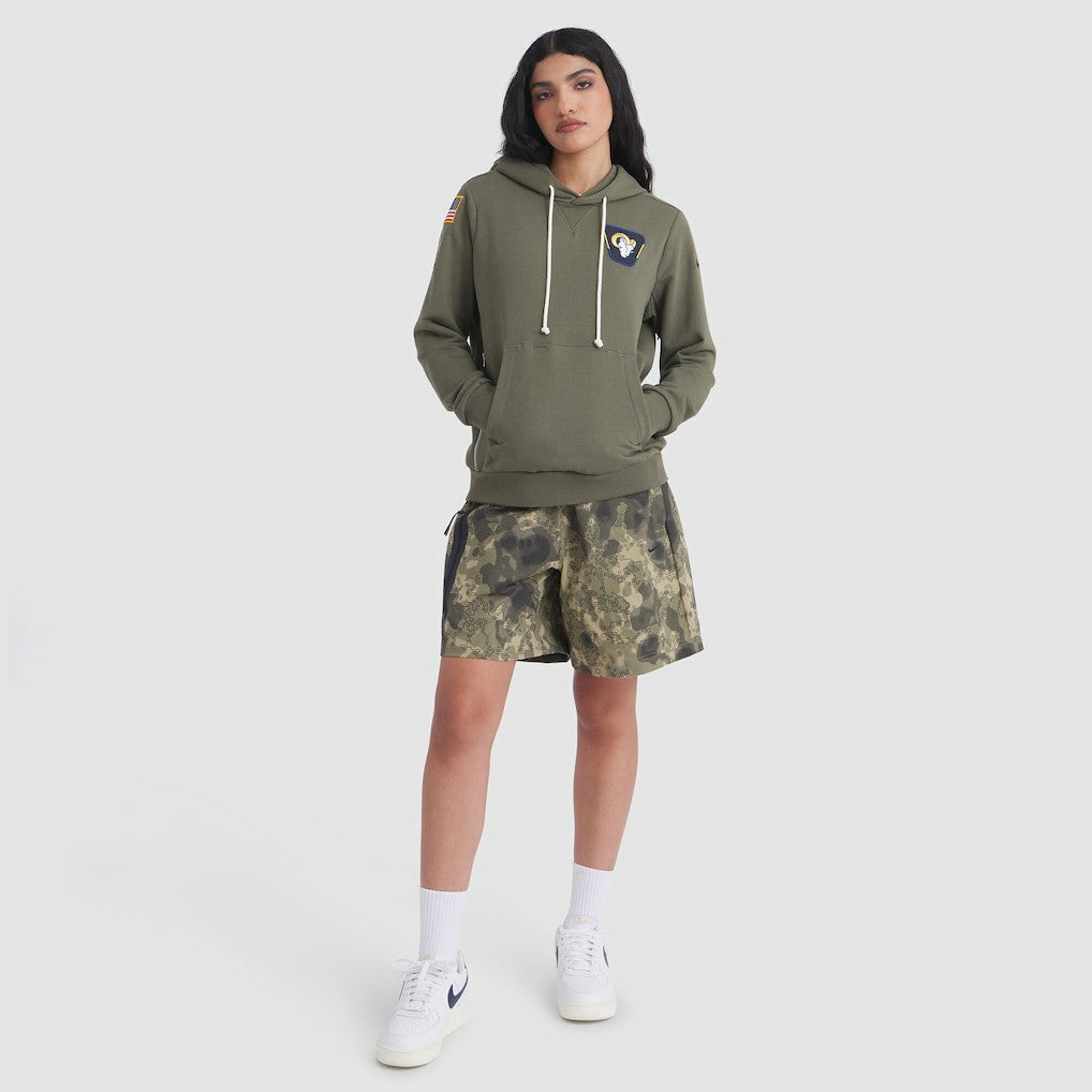 Women's 2025 Salute to Service Sideline Standard Issue Dri-FIT Hoodie - Los Angeles Rams Hoodies