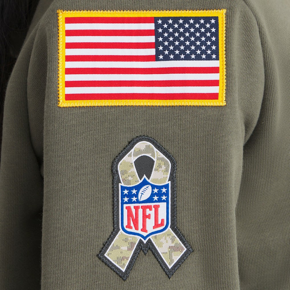 Women's 2025 Salute to Service Sideline Standard Issue Dri-FIT Hoodie - Los Angeles Rams Hoodies