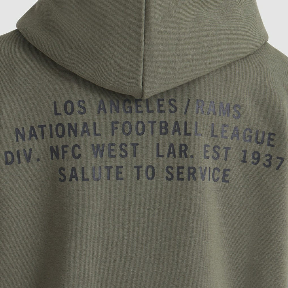Women's 2025 Salute to Service Sideline Standard Issue Dri-FIT Hoodie - Los Angeles Rams Hoodies