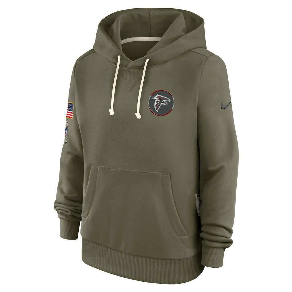 Women's 2025 Salute to Service Sideline Standard Issue Dri-FIT Hoodie - Atlanta Falcons Hoodies