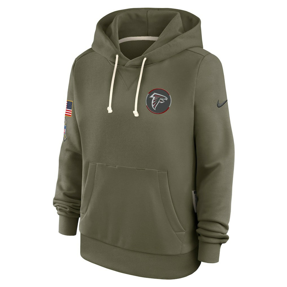 Women's 2025 Salute to Service Sideline Standard Issue Dri-FIT Hoodie - Atlanta Falcons Hoodies