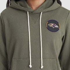 Women's 2025 Salute to Service Sideline Standard Issue Dri-FIT Hoodie - Baltimore Ravens Hoodies