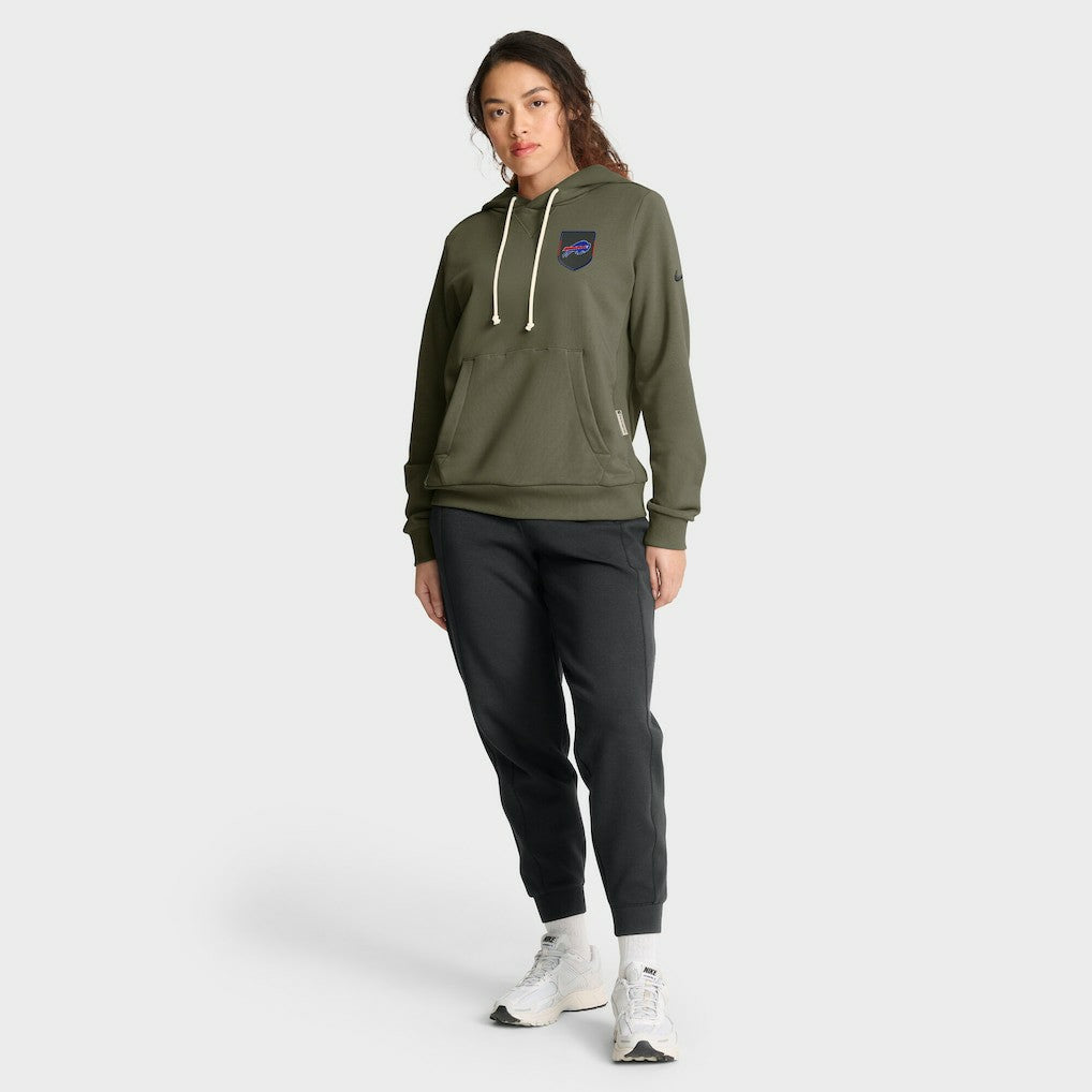 Women's 2025 Salute to Service Sideline Standard Issue Dri-FIT Hoodie - Buffalo Bills Hoodies