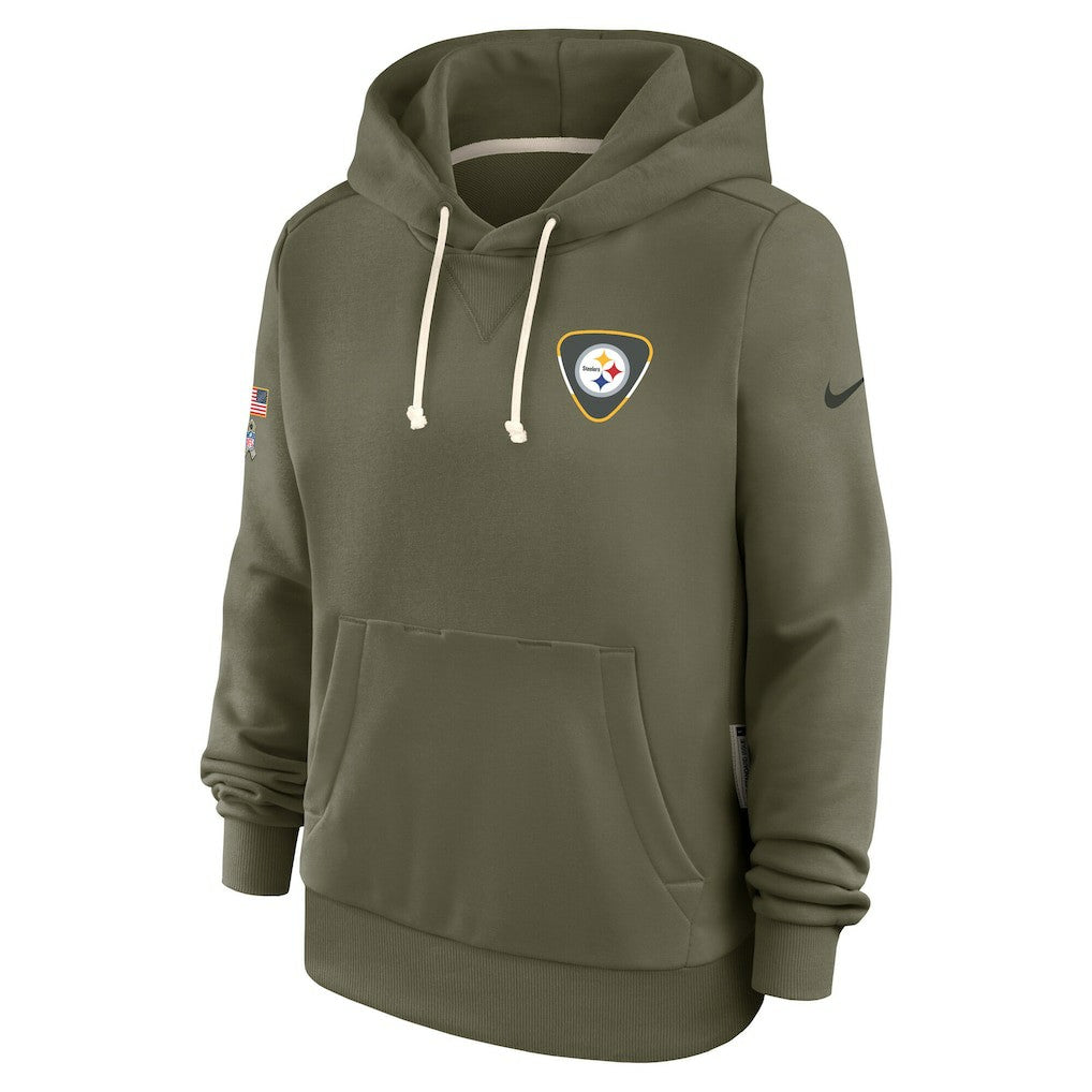 Women's 2025 Salute to Service Sideline Standard Issue Dri-FIT Hoodie - Pittsburgh Steelers Hoodies