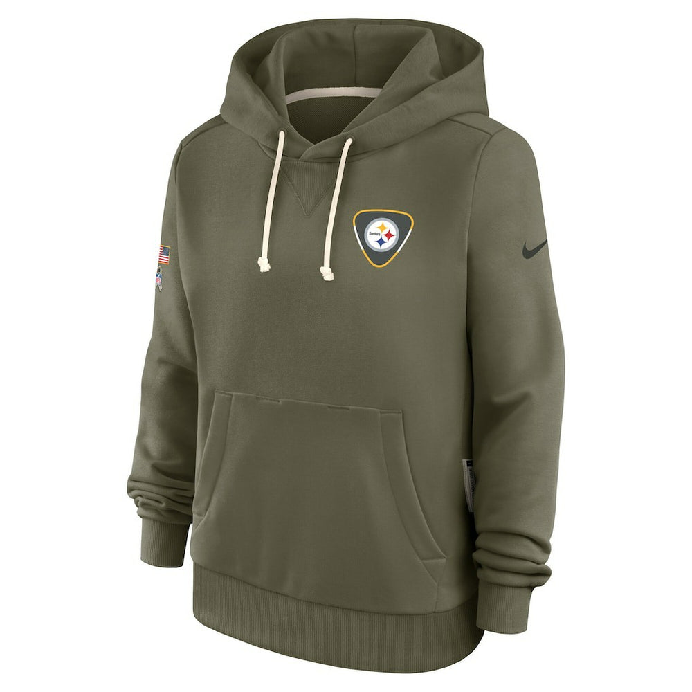 Women's 2025 Salute to Service Sideline Standard Issue Dri-FIT Hoodie - Pittsburgh Steelers Hoodies