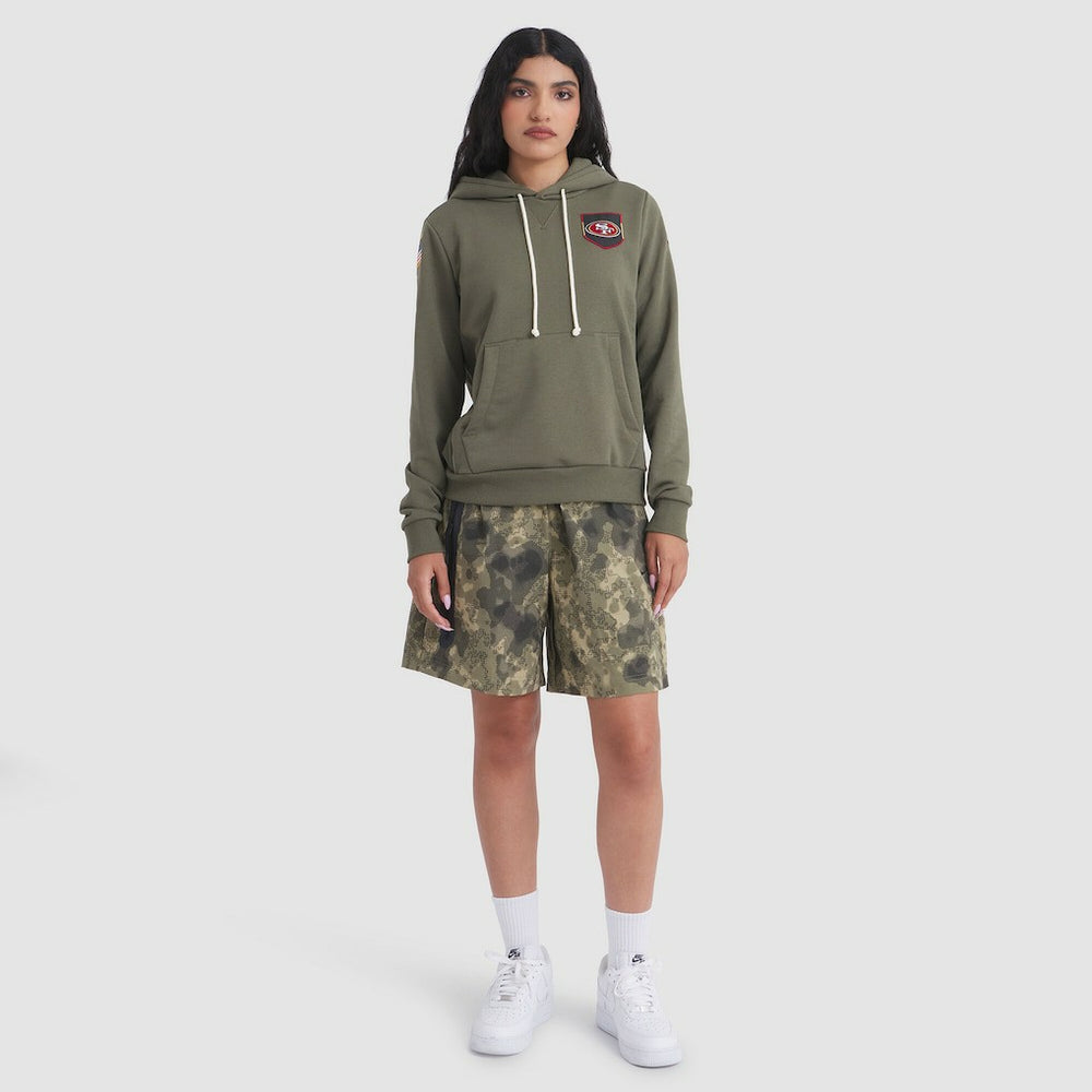 Women's 2025 Salute to Service Sideline Standard Issue Dri-FIT Hoodie - San Francisco 49ers Hoodies