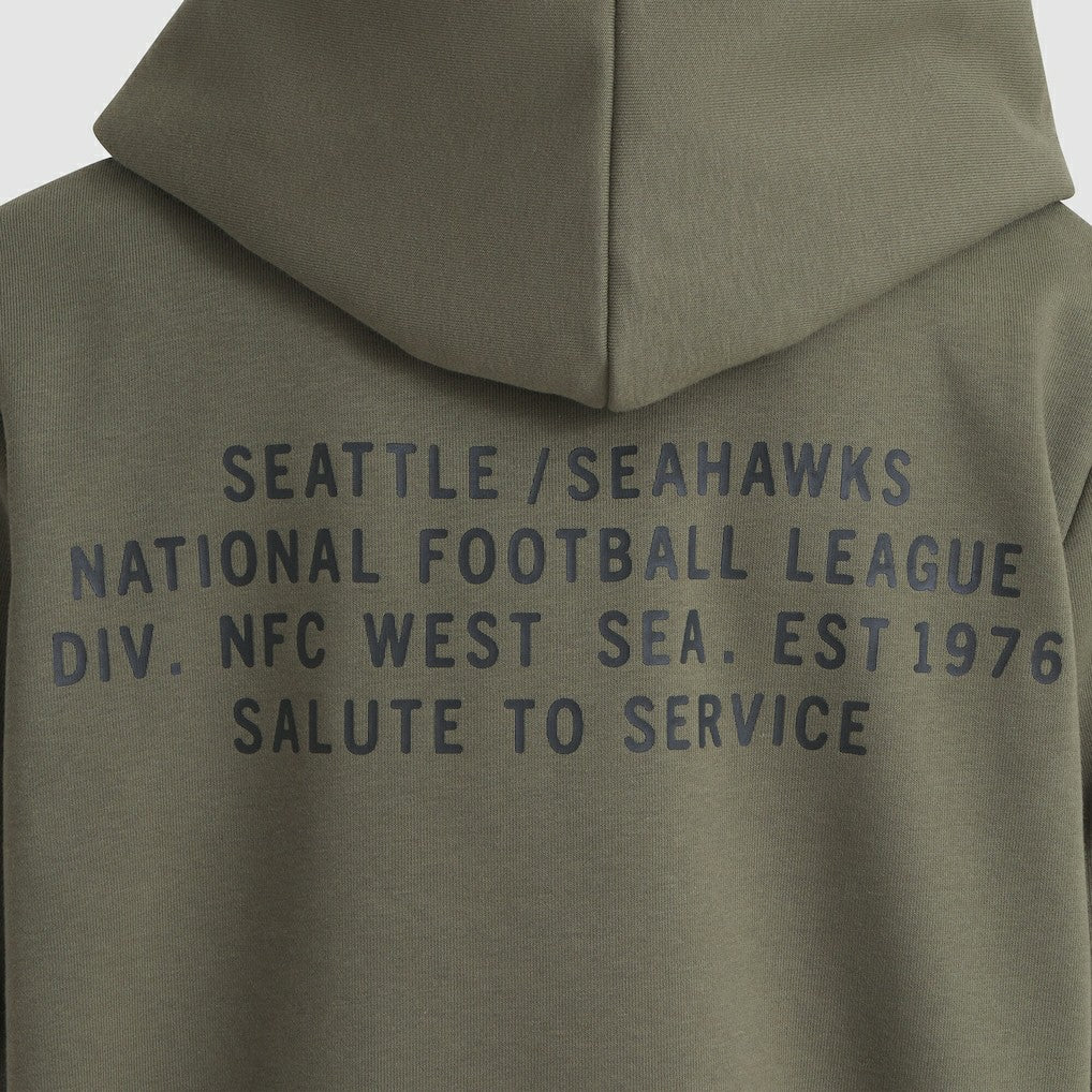 Women's 2025 Salute to Service Sideline Standard Issue Dri-FIT Hoodie - Seattle Seahawks Hoodies