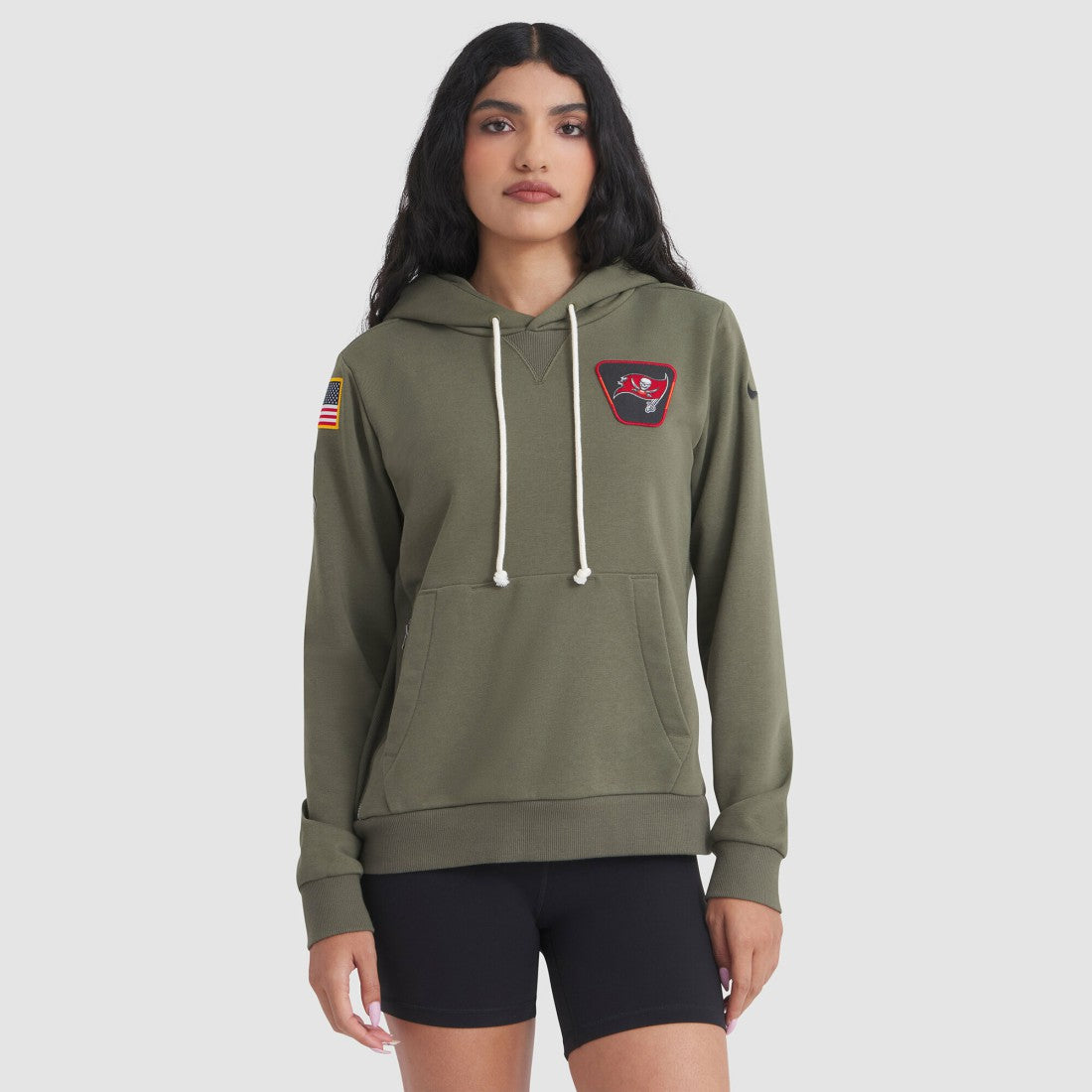 Women's 2025 Salute to Service Sideline Standard Issue Dri-FIT Hoodie - Tampa Bay Buccaneers Hoodies