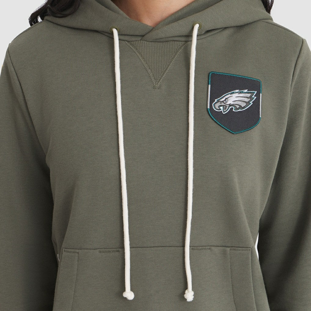 Women's 2025 Salute to Service Sideline Standard Issue Dri-FIT Hoodie - Philadelphia Eagles Hoodies