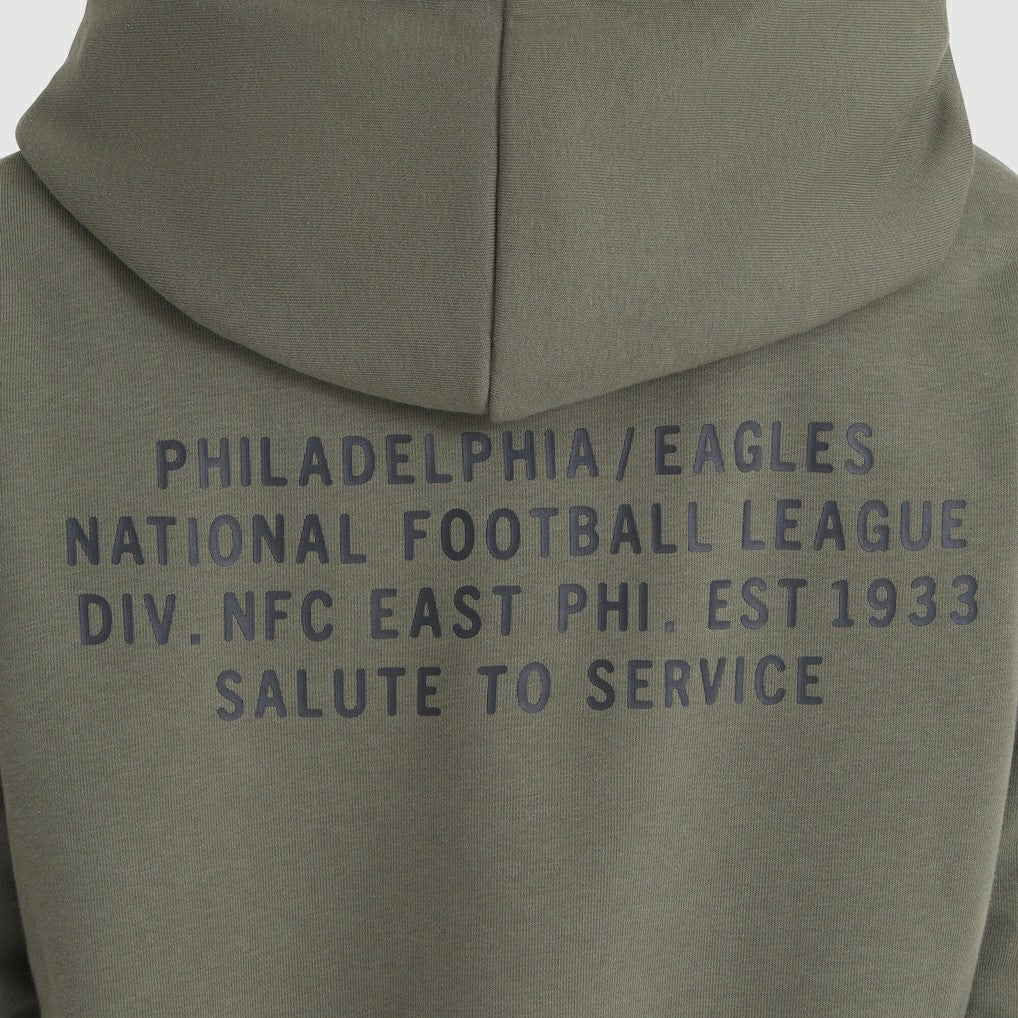 Women's 2025 Salute to Service Sideline Standard Issue Dri-FIT Hoodie - Philadelphia Eagles Hoodies