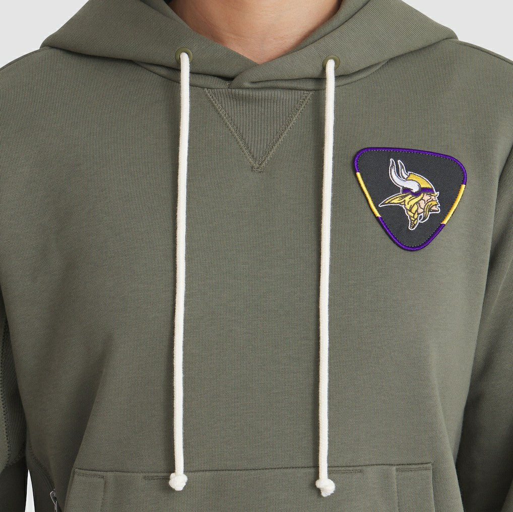 Women's 2025 Salute to Service Sideline Standard Issue Dri-FIT Hoodie - Minnesota Vikings Hoodies