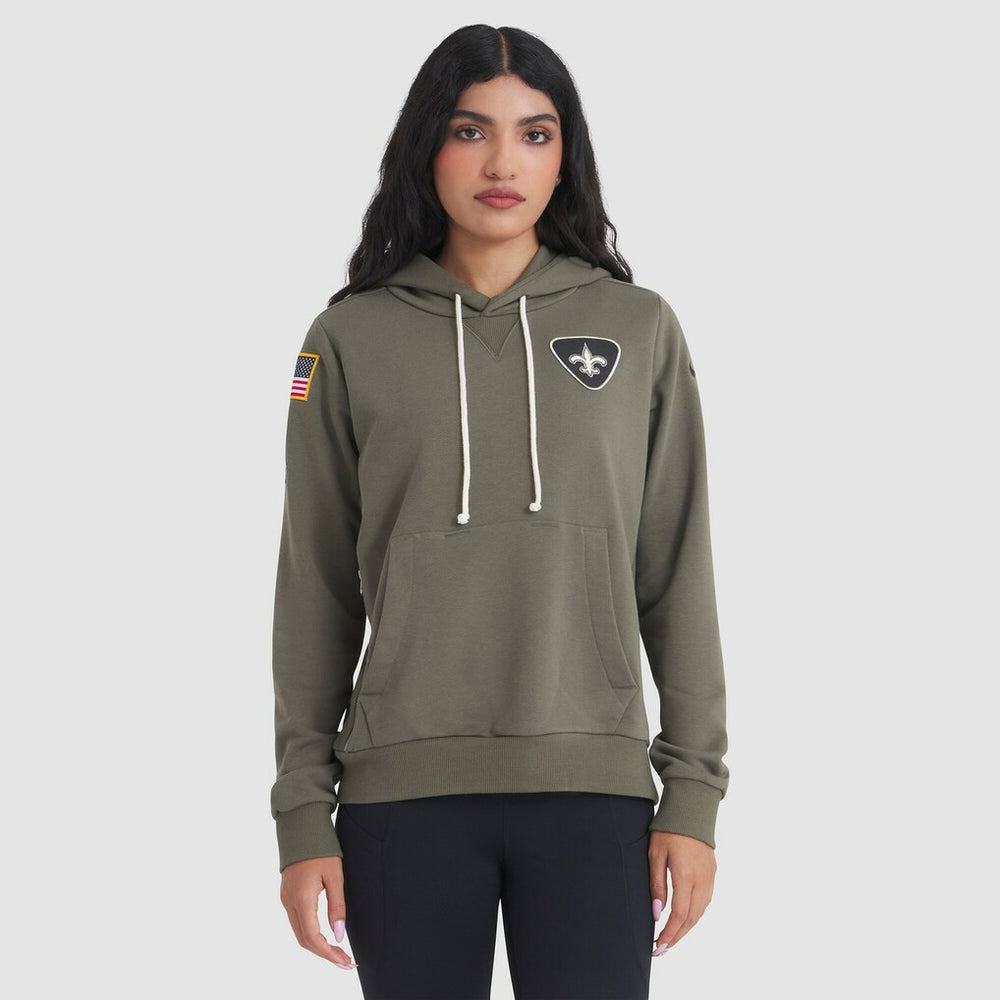 Women's 2025 Salute to Service Sideline Standard Issue Dri-FIT Hoodie - New Orleans Saints Hoodies