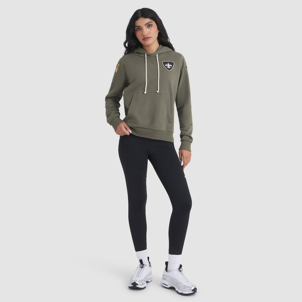 Women's 2025 Salute to Service Sideline Standard Issue Dri-FIT Hoodie - New Orleans Saints Hoodies