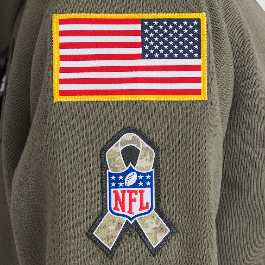 Women's 2025 Salute to Service Sideline Standard Issue Dri-FIT Hoodie - Cleveland Browns Hoodies